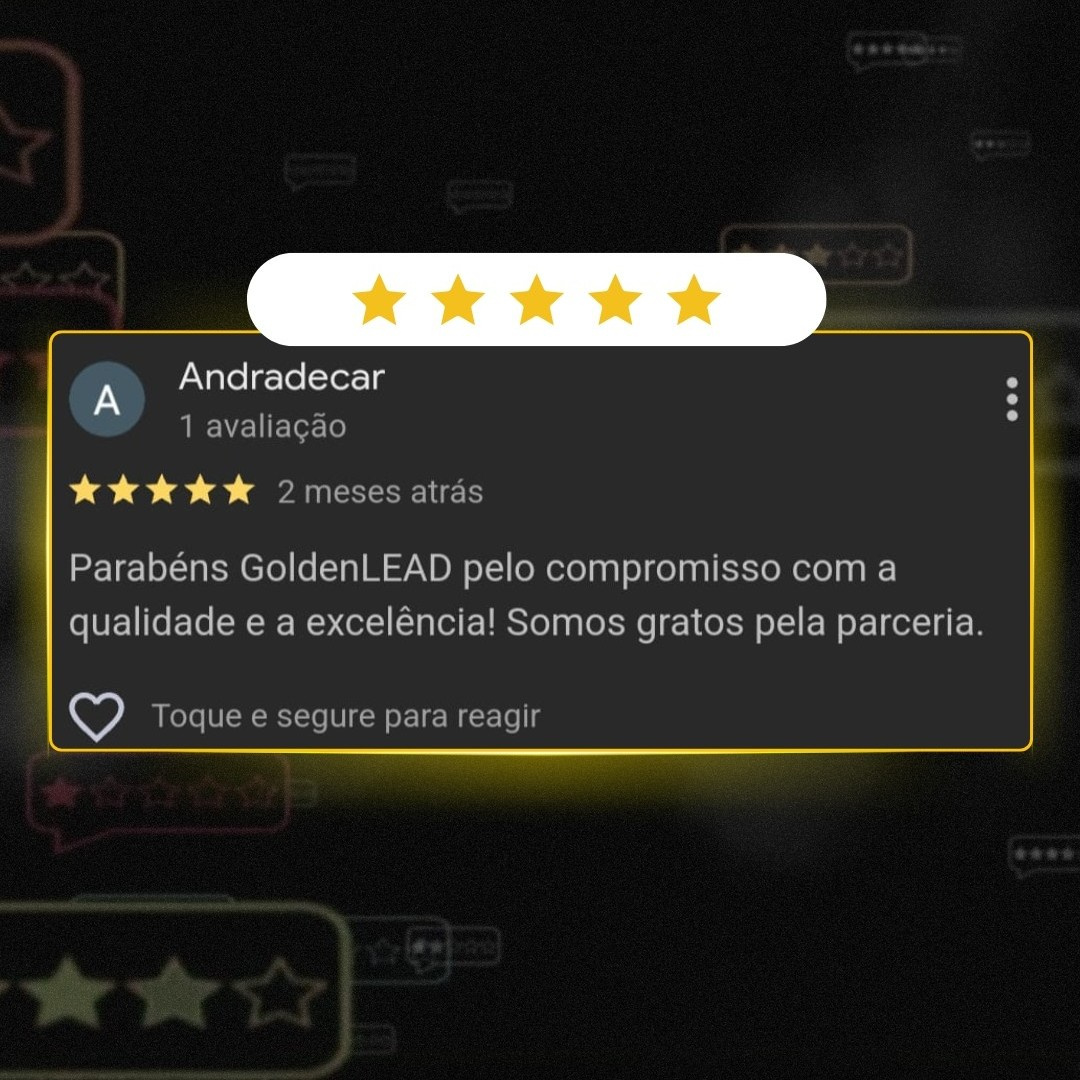 Avaliação Google - Modelo GL - AndradeCar
